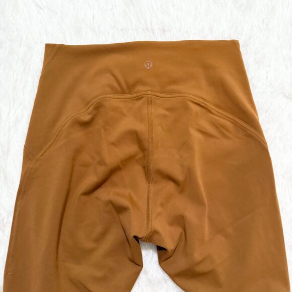 Women Lululemon Instill High-Rise Tight 25" in Butternut Brown Size 6 - Picture 5 of 10